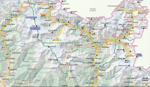 Manaslu Circuit and Tsum Valley Trek Map